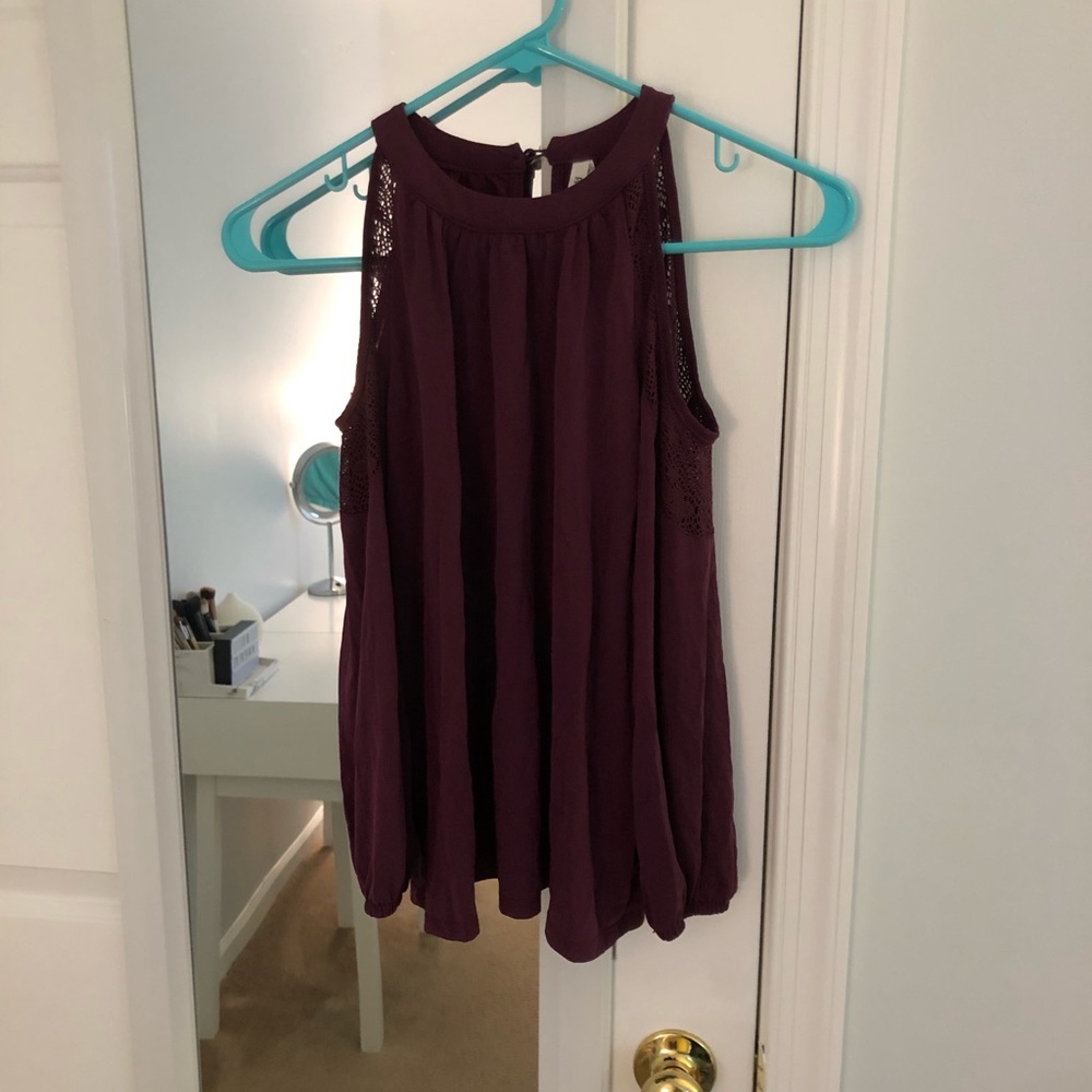 Purple 3/4 Sleeve Shirt